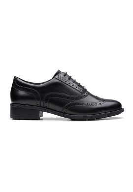 Clarks Кожени обувки Brogue - Черен - Pepit.bg