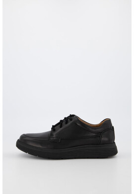 Clarks Кожени обувки Un Abode Derby - Черен - Pepit.bg