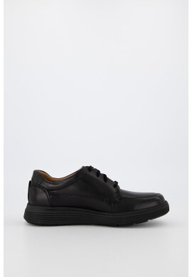 Clarks Кожени обувки Un Abode Derby - Черен - Pepit.bg