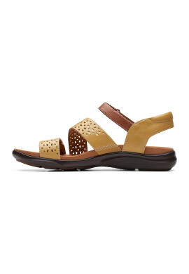 Clarks Кожени сандали с перфорации - Pepit.bg