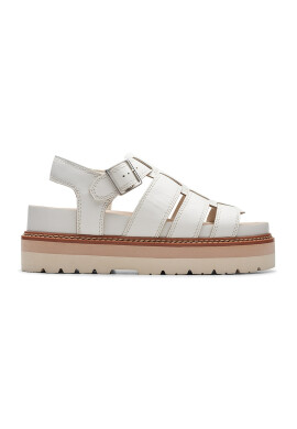 Clarks Кожени сандали с равна платформа - Pepit.bg