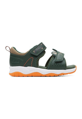 Clarks Кожени сандали с велкро - Pepit.bg