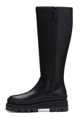 Clarks Кожени високи ботуши Orianna - Pepit.bg