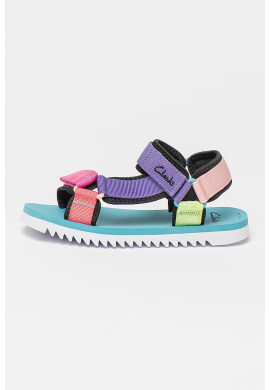 Clarks Сандали Peak Web с цветен блок - Pepit.bg