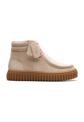 Clarks Велурени боти Tor-Hill - Pepit.bg