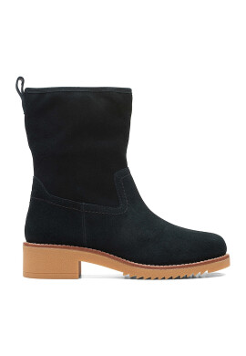 Clarks Велурени ботуши Eden - Pepit.bg