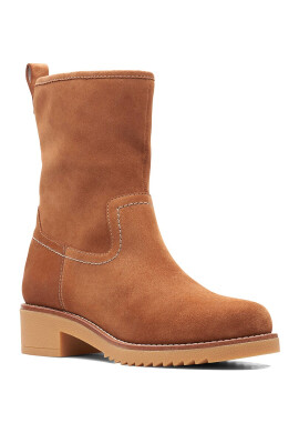 Clarks Велурени ботуши Eden - Pepit.bg