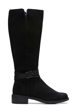 Clarks Велурени ботуши Maye - Pepit.bg