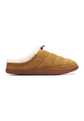 Clarks Велурени чехли Pilton - Pepit.bg