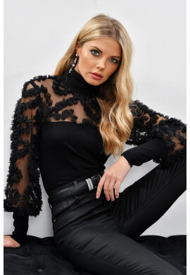 Cool & Sexy Блуза с тюл - Pepit.bg
