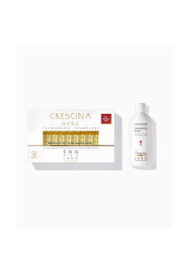 Crescina Комплект HFSC Transdermic 500 - Против косопад - За жени: Ампули - 20 бр + Шампоан - 200 мл - Pepit.bg