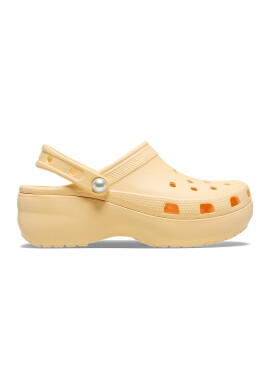 Crocs Крокс с каишка на петата и перфорации - Бледооранжев - Pepit.bg