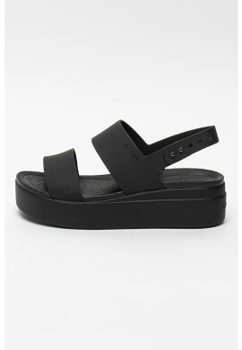 Crocs Скосени сандали Brooklyn - Светлокафяв - Pepit.bg