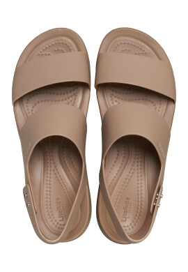 Crocs Скосени сандали Brooklyn - Светлокафяв - Pepit.bg