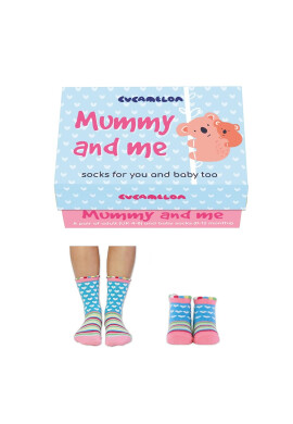Cucamelon Дълги чорапи Mommy&Baby - 2 чифта - Pepit.bg