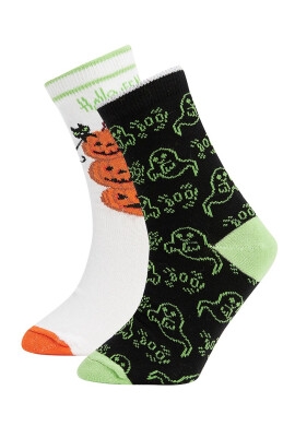 DeFacto Чорапи с десен Pumpkin&Ghost - 2 чифта - Pepit.bg