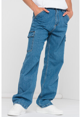 Denim Project Карго дънки с широк крачол - Pepit.bg
