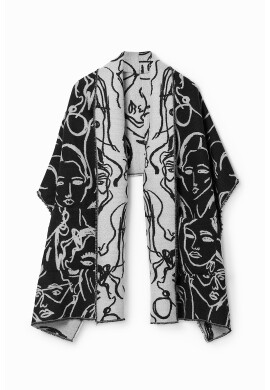 DESIGUAL Пончо с графика - Pepit.bg