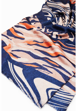 DESIGUAL Шал Patch Zebra - Pepit.bg