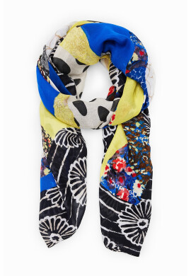 DESIGUAL Шал с десен - Pepit.bg