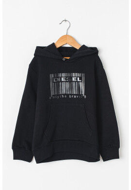 Diesel Памучно худи Code Over - Pepit.bg