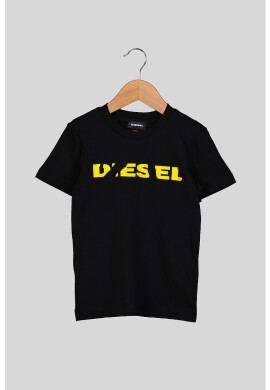 Diesel Памучна тениска с лого - Pepit.bg