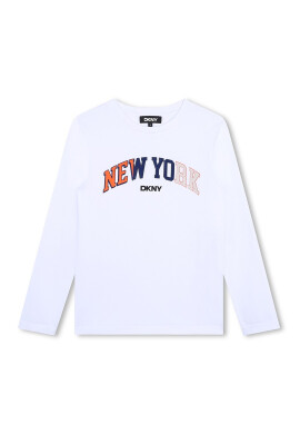 DKNY Блуза с надпис - Pepit.bg