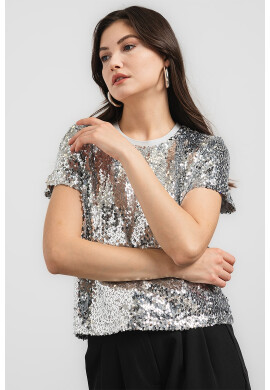 DKNY Блуза с пайети - Pepit.bg