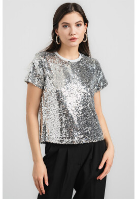 DKNY Блуза с пайети - Pepit.bg