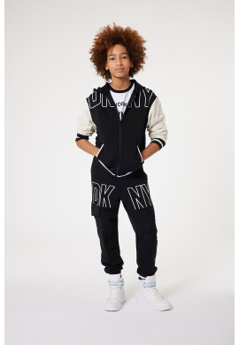 DKNY Худи с лого и цип - Pepit.bg