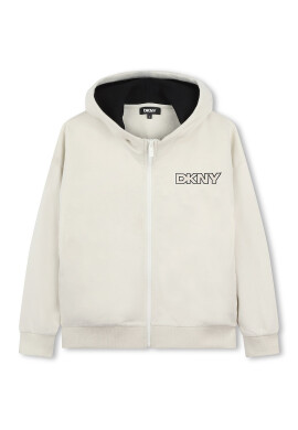 DKNY Памучно худи с цип - Pepit.bg