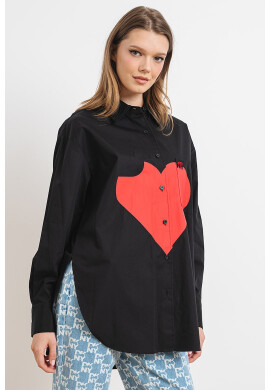 DKNY Риза с принт - Pepit.bg
