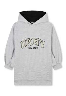 DKNY Рокля тип худи с лого - Pepit.bg