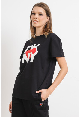 DKNY Тениска с модал с лого - Pepit.bg