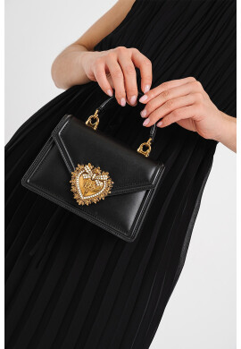 Dolce  Gabbana Кожена чанта с капаче - Pepit.bg