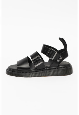 Dr Martens Кожени сандали Gryphon - Черен - Черен - Pepit.bg