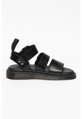 Dr Martens Кожени сандали Gryphon - Черен - Черен - Pepit.bg