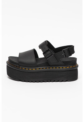 Dr Martens Кожени сандали Voss с равна платформа - Pepit.bg
