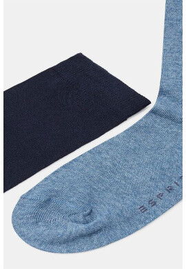 Falke Дълги чорапи Esprit - 5 чифта - Черен/Сив меланж/Син меланж - Pepit.bg