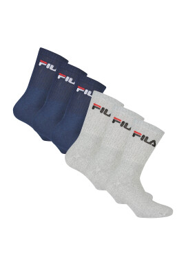 Fila Унисекс дълги чорапи с лого 6 чифта - Pepit.bg