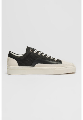 FILLING PIECES Кецове с нисък профил - Бял/Черен - Pepit.bg