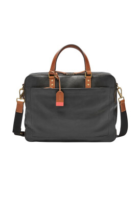 Fossil Кожена чанта Defender - Pepit.bg