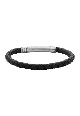 Fossil Сплетена кожена гривна - Pepit.bg
