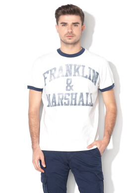 Franklin & Marshall Тениска с лого - Pepit.bg