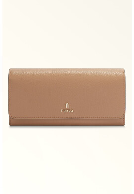 Furla Кожено портмоне Camelia с разделителен джоб с цип - Pepit.bg