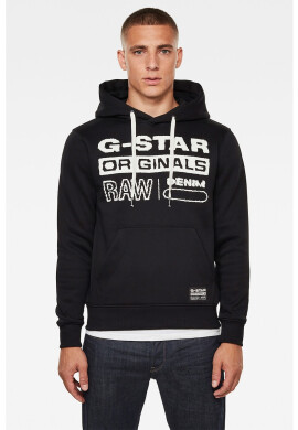 G-Star RAW Худи с джоб тип кенгуру - Pepit.bg