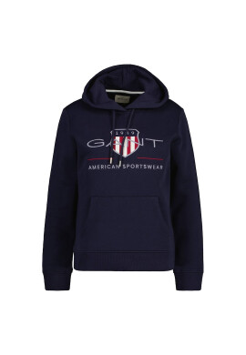 Gant Худи Archive Shield с лого - Син - Pepit.bg