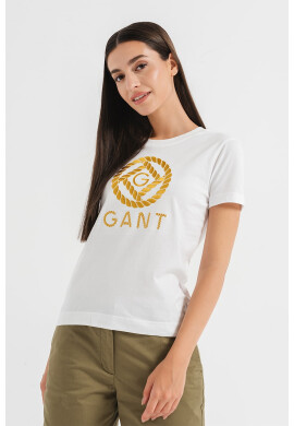 Gant Тениска с лого - Pepit.bg