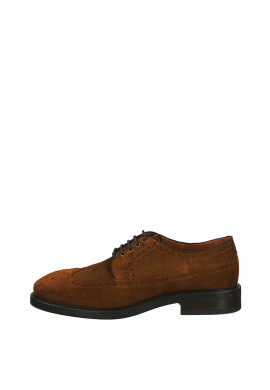 Gant Велурени обувки Brogue - Pepit.bg