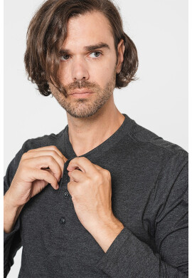 GAP Блуза с деколте Henley - Pepit.bg